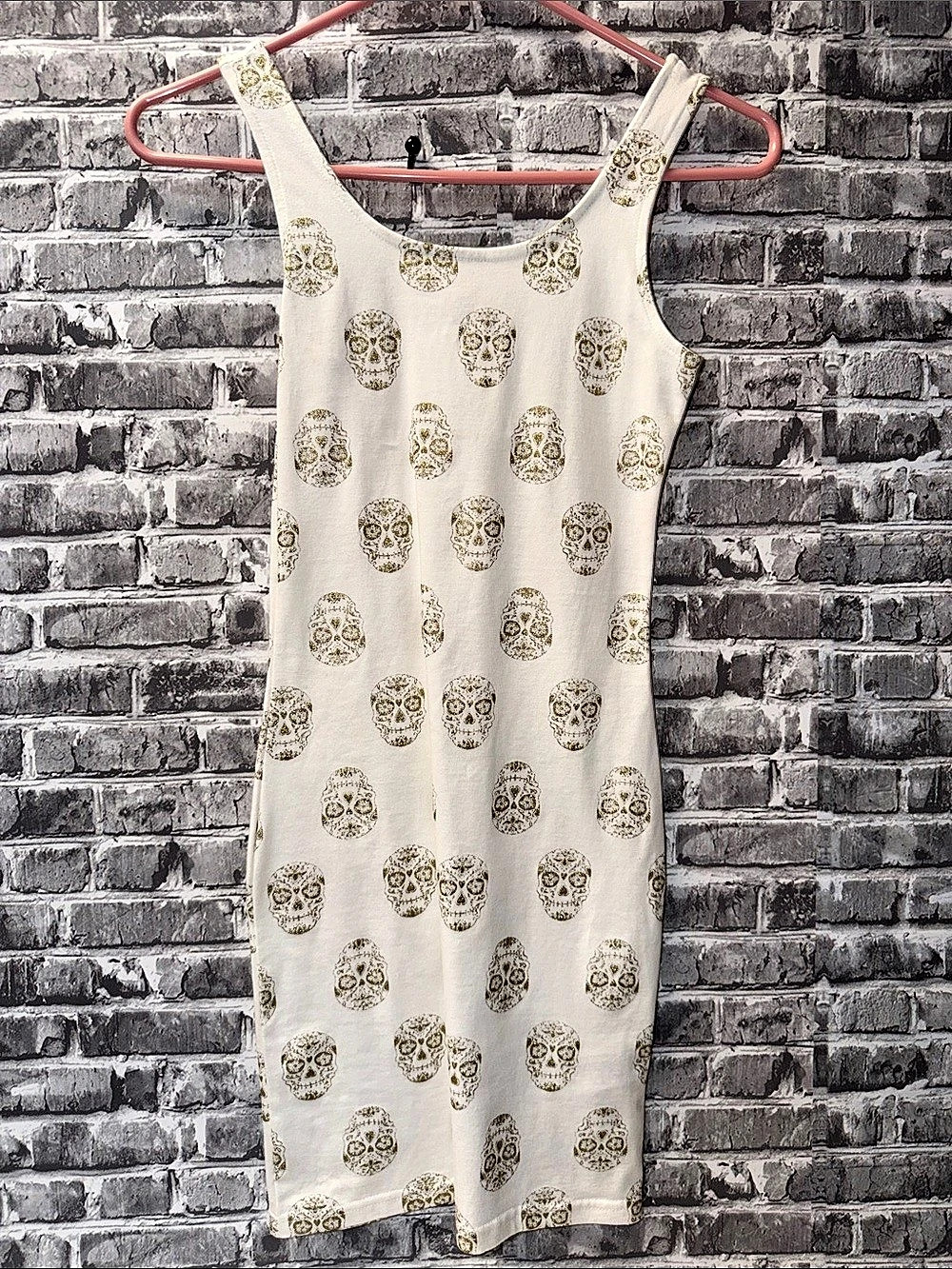 NWT H&M Skull Print Dress Size 4